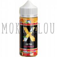 Жидкость X-3 Ice Tea 120 мл. Grapefruit, жидкость для вейпа, электронные сигареты, жидкость с никотином, купить, купить жидкость с доставкой, купить жидкость в чебоксарах, жидкость чай, холодный чай, чай с грейпфрутом